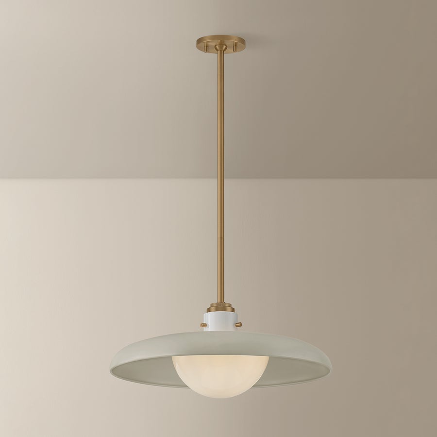 Troy Lighting Gustavo Pendant — F2620-PBR/OW