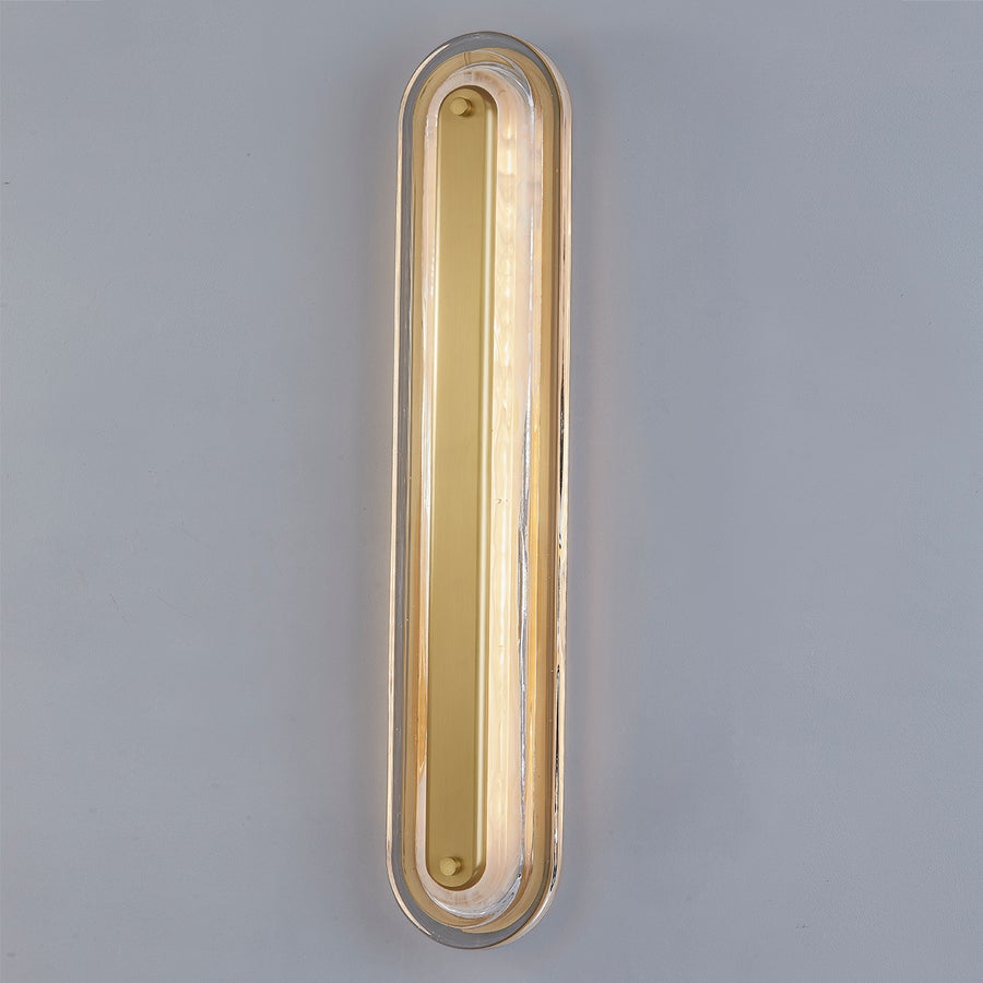 Hudson Valley Lighting Litton Wall Sconce — Aged Brass