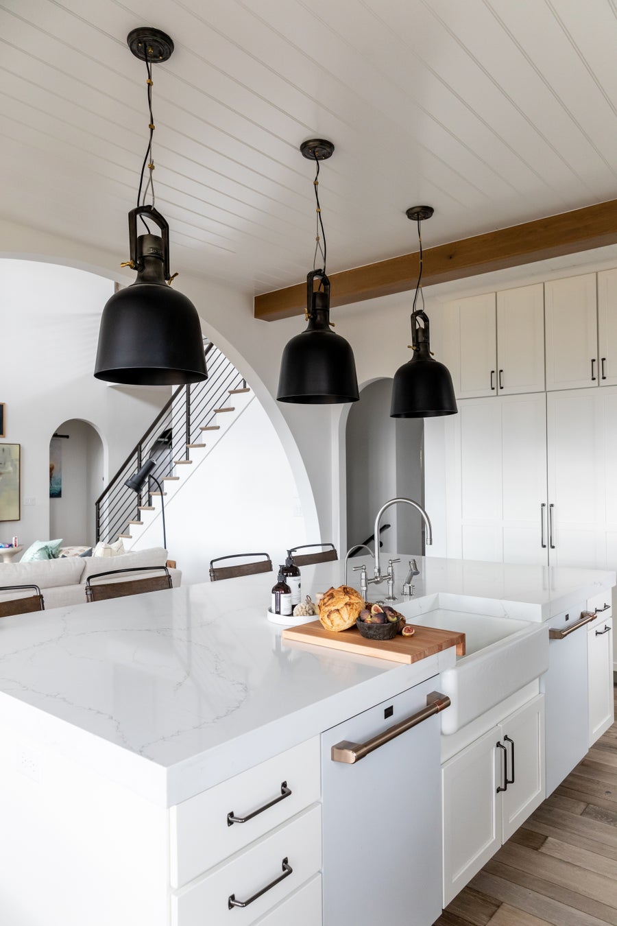 Troy Lighting Hangar 31 Pendant — F3546-SBK/APW/PBR