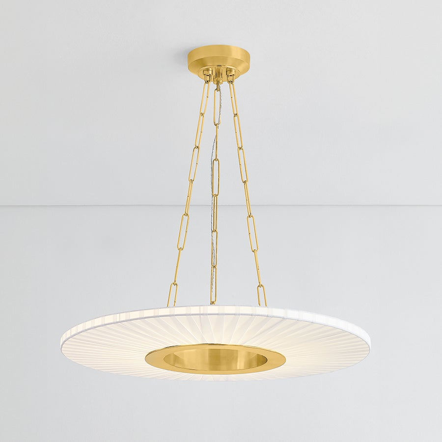 Hudson Valley Lighting PRATTSBURGH Chandelier — Aged Brass