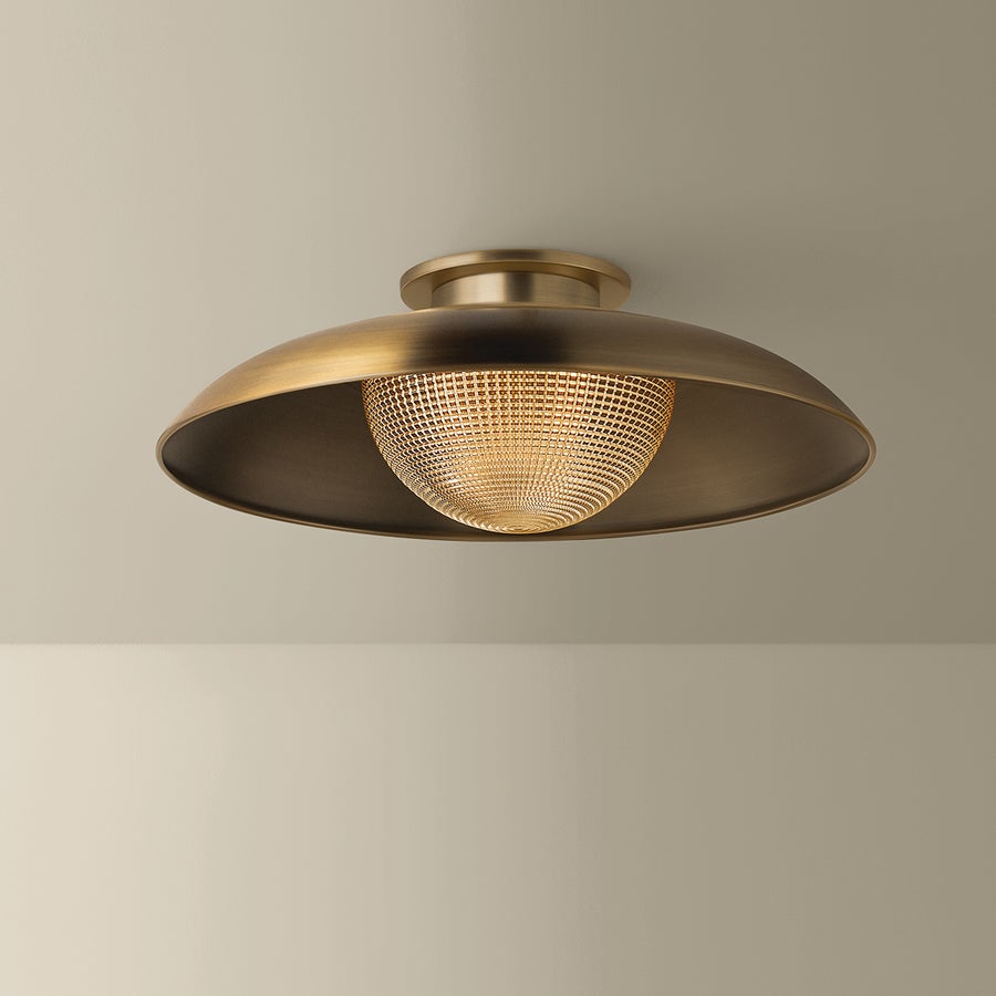 Troy Lighting Braxton Semi Flush — C4118-PBR