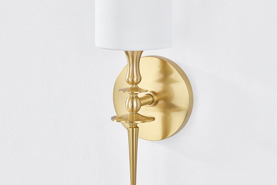 Hudson Valley Lighting GUILFORD Wall Sconce — Aged Brass