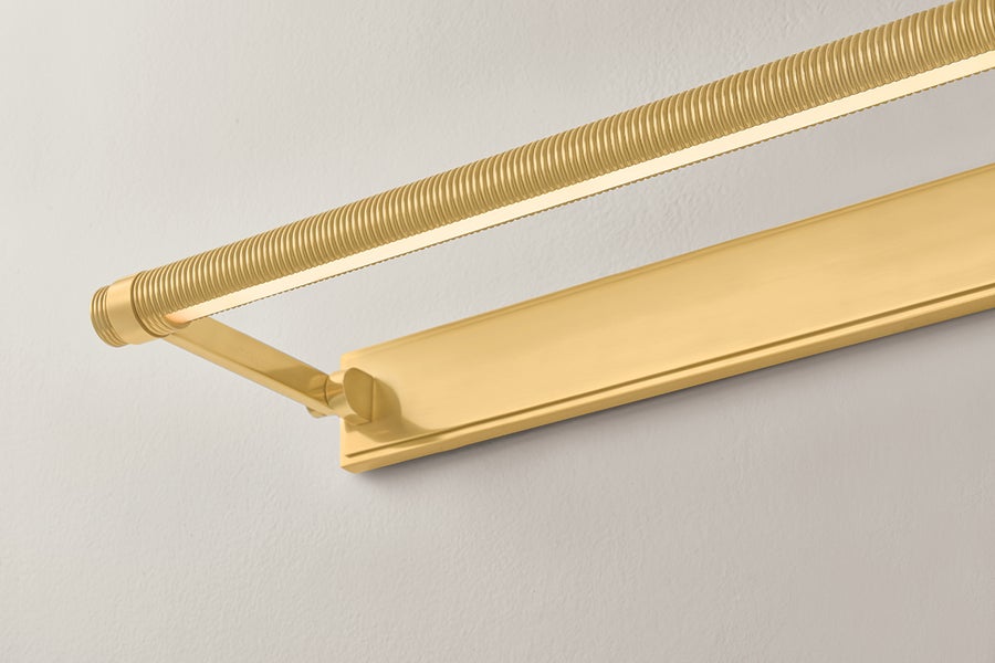 Hudson Valley Lighting Duell Picture Light — Aged Brass