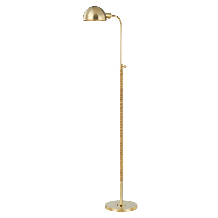 Hudson Valley Lighting Devon Floor Lamp — Aged Brass