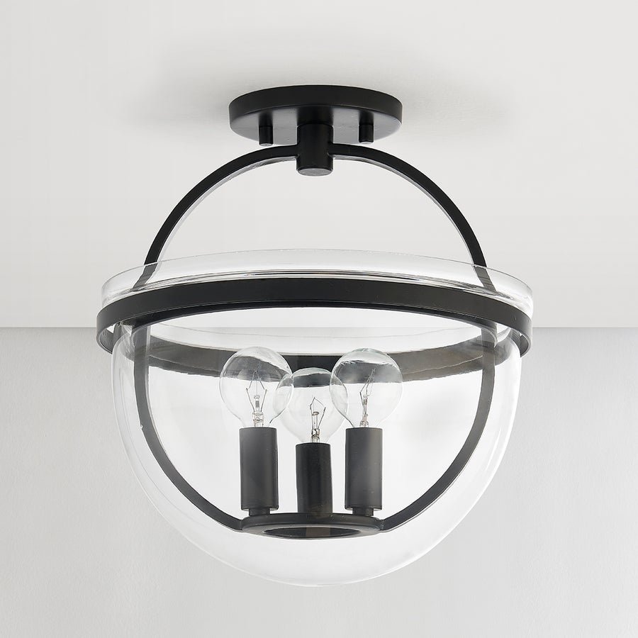 Hudson Valley Lighting Malloy Lantern — Aged Iron