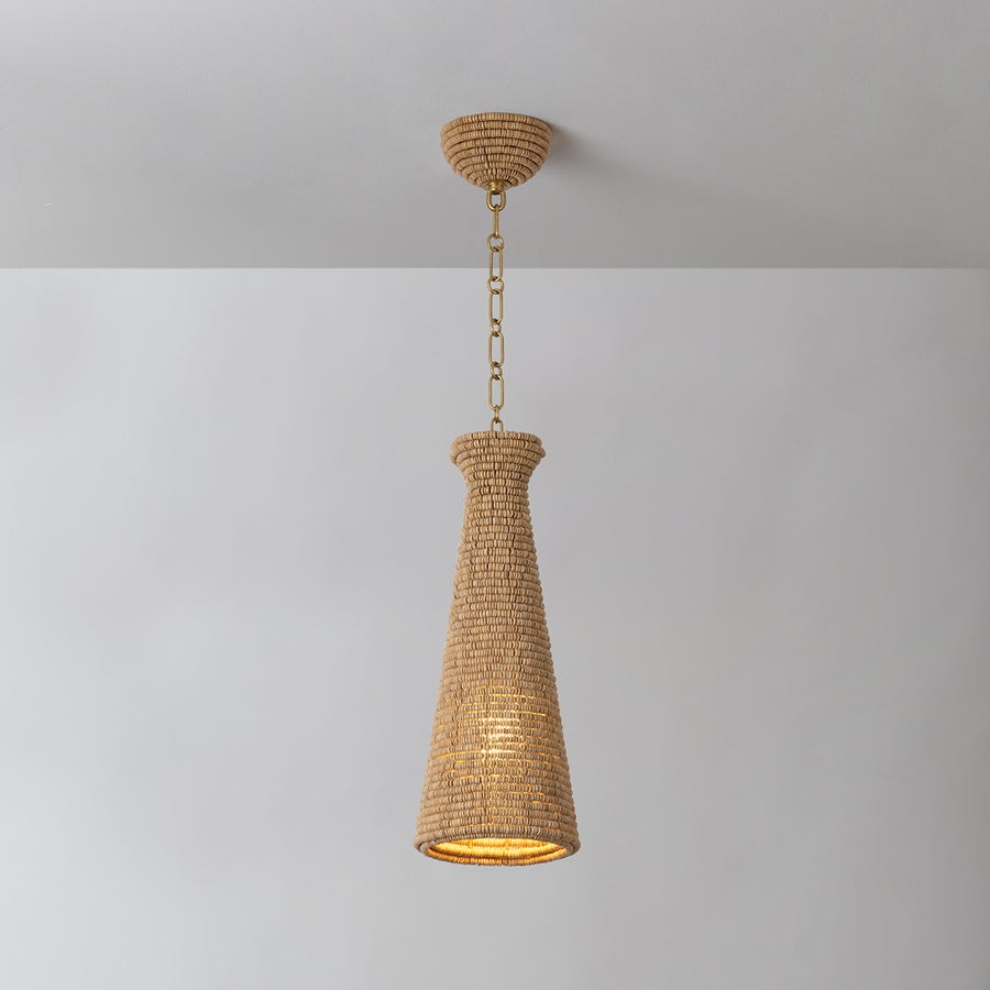 Hudson Valley Lighting TALLMAN PENDANT — Vintage Gold Leaf