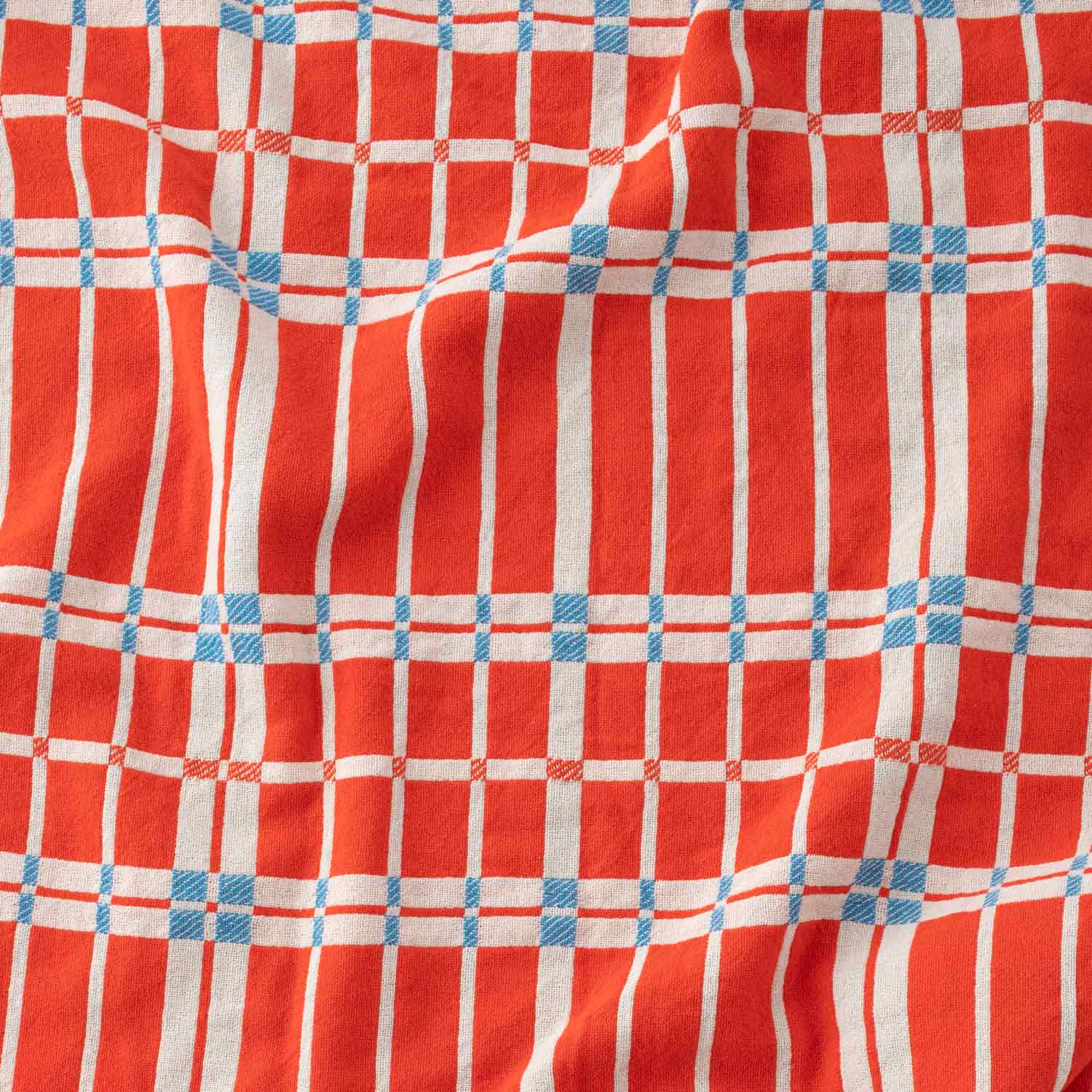 Shelburne Coverlet in Red w/ Blue, image 3