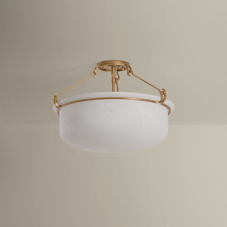 Hudson Valley Lighting Lowerre Semi Flush — 1553-PGL