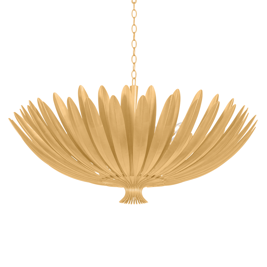 Hudson Valley Lighting Whitfield Chandelier — Vintage Gold Leaf