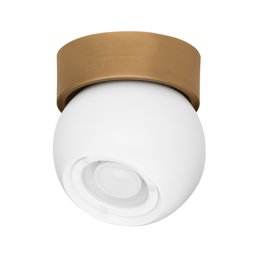Troy Lighting ODIN Flush Mount — C1406-PBR/SWH