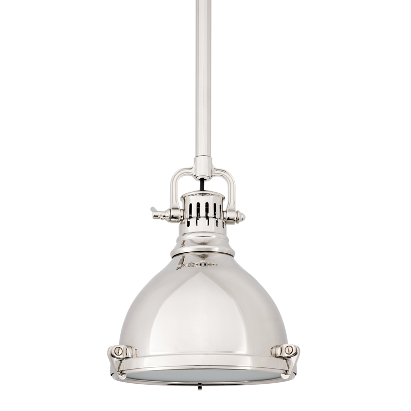 Hudson Valley Lighting Pelham Pendant — Polished Nickel
