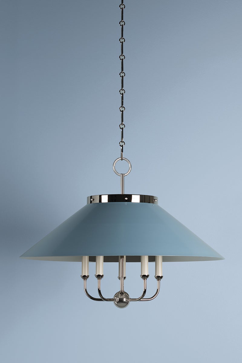 Hudson Valley Lighting CLIVEDON Chandelier — MDS1403-PN/BB