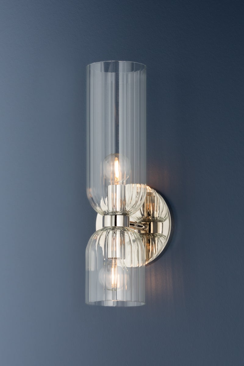 Hudson Valley Lighting Sayville Wall Sconce — Polished Nickel