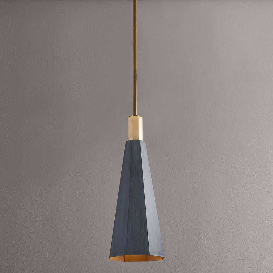 Troy Lighting HUNTLEY Pendant — F8308-PBR/VER