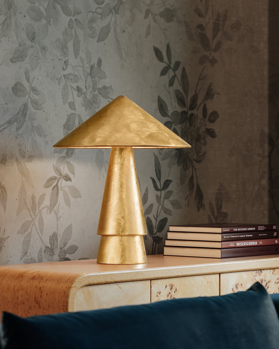 Hudson Valley Lighting FOXTON Table Lamp — Vintage Gold Leaf