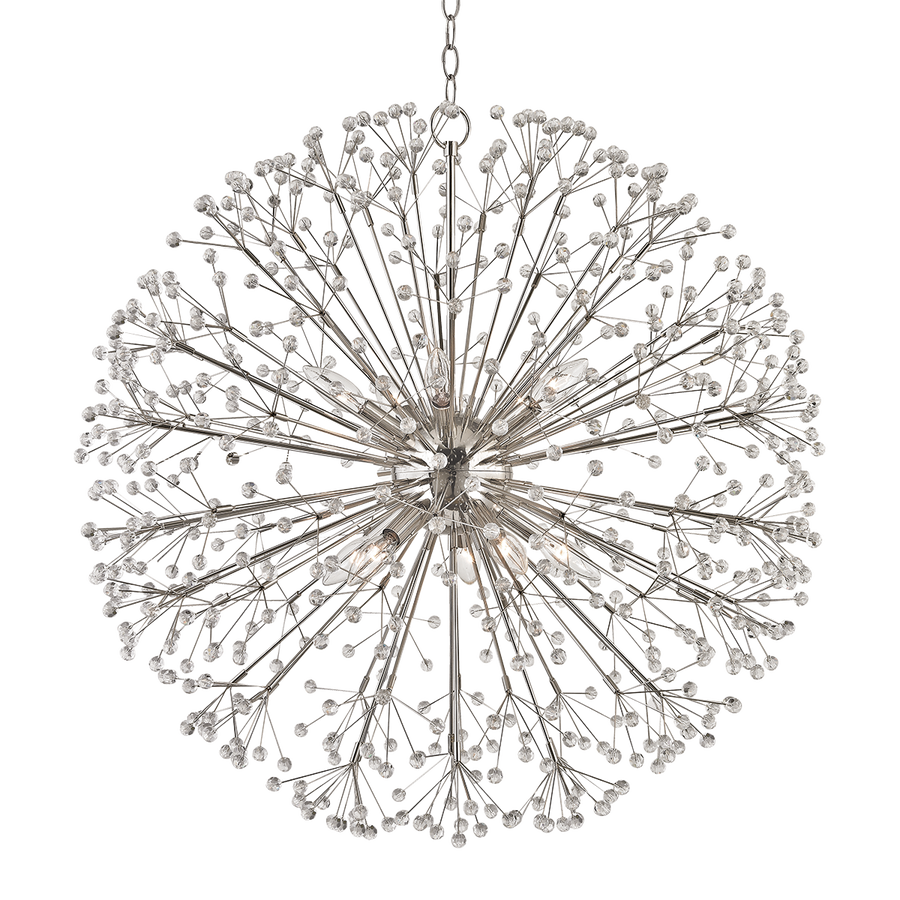 Hudson Valley Lighting Dunkirk Chandelier — Polished Nickel