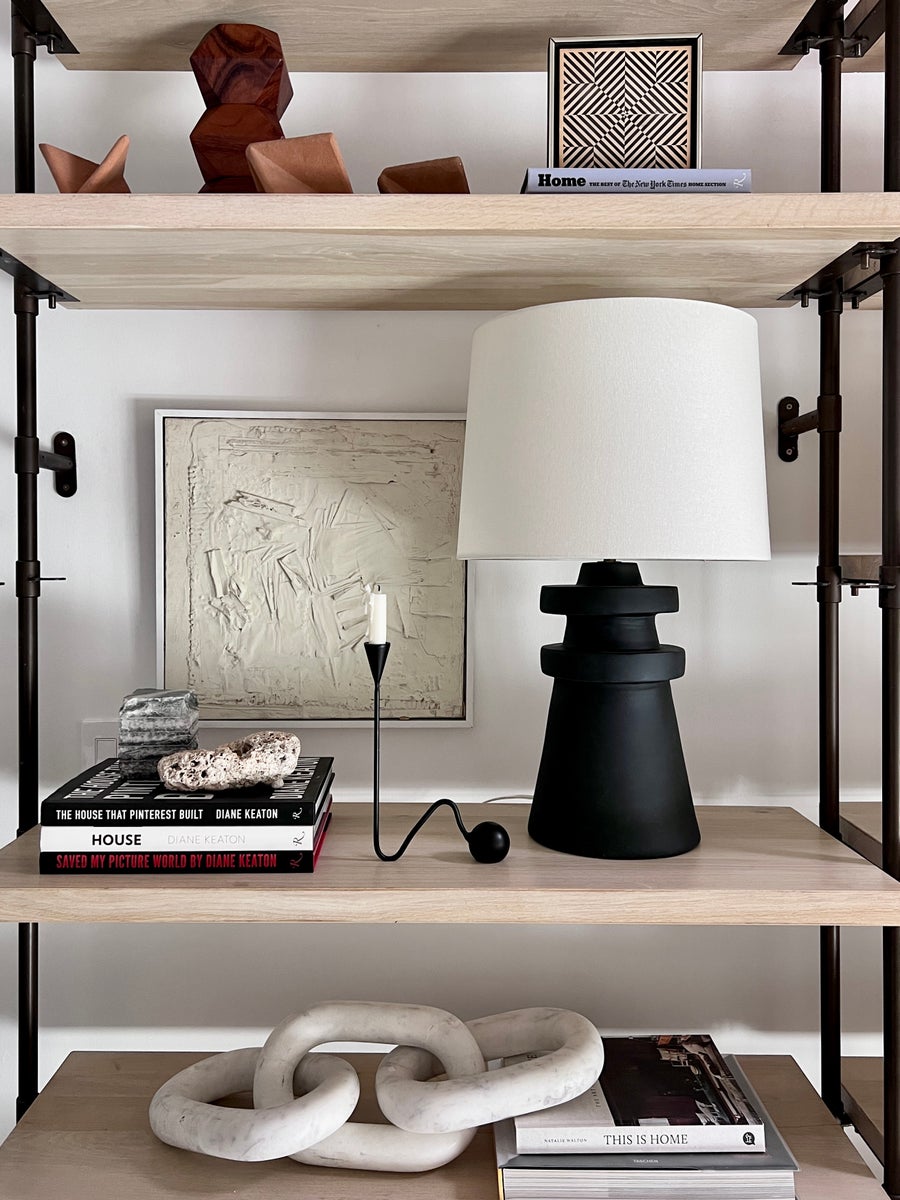 Troy Lighting GROVER Table Lamp — PTL1225-PBR/CCH