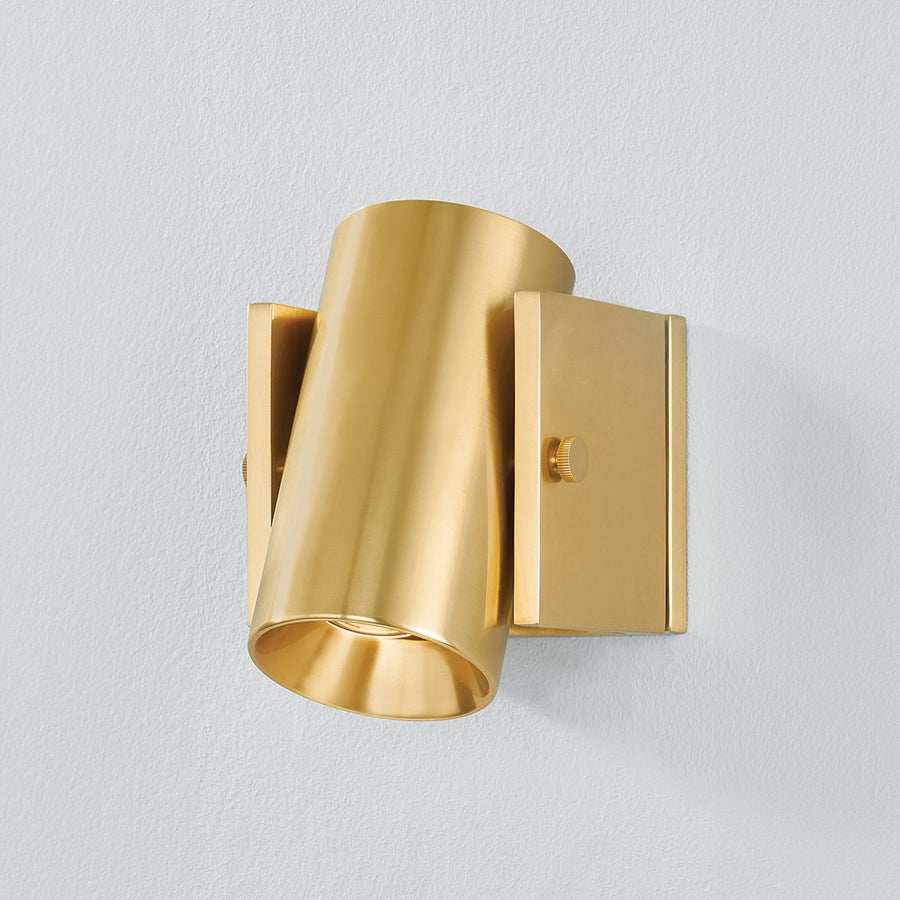Hudson Valley Lighting NOWRA WALL SCONCE — Aged Brass