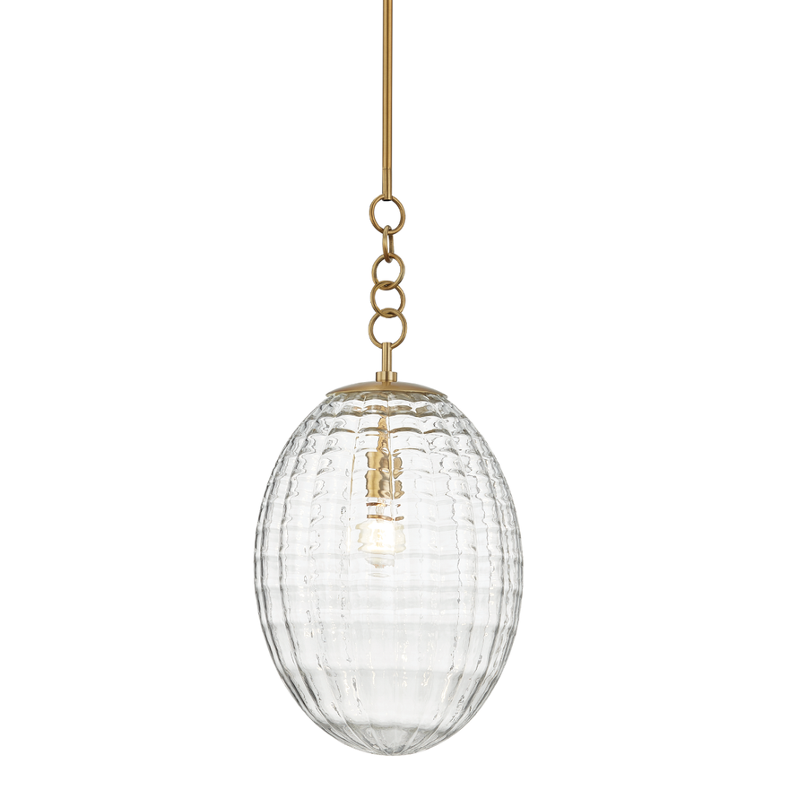 Hudson Valley Lighting Venice Pendant — Aged Brass