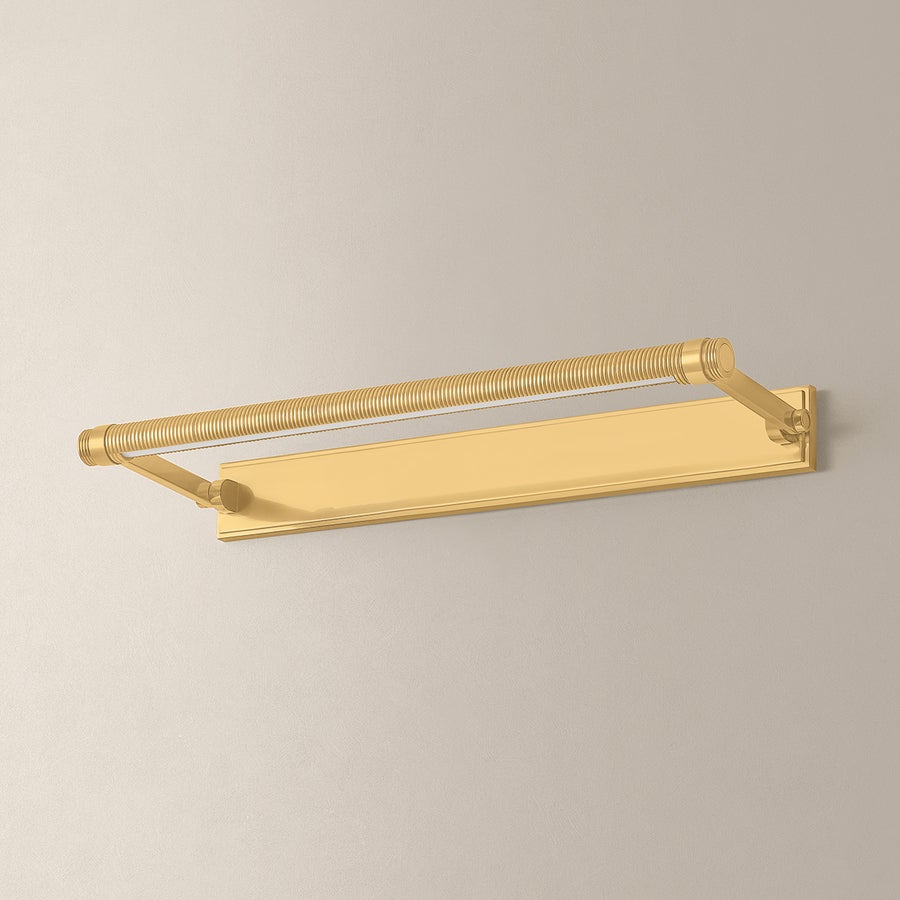 Hudson Valley Lighting Duell Picture Light — Aged Brass