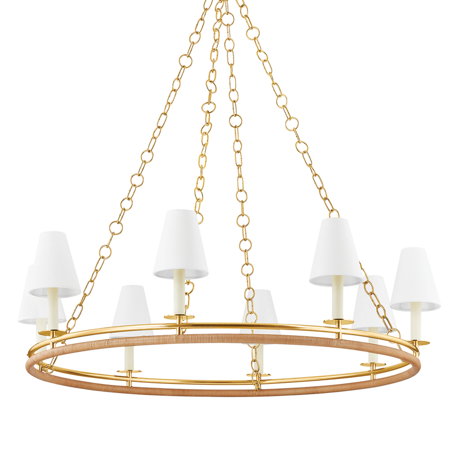 Hudson Valley Lighting SWANTON CHANDELIER — Aged Brass