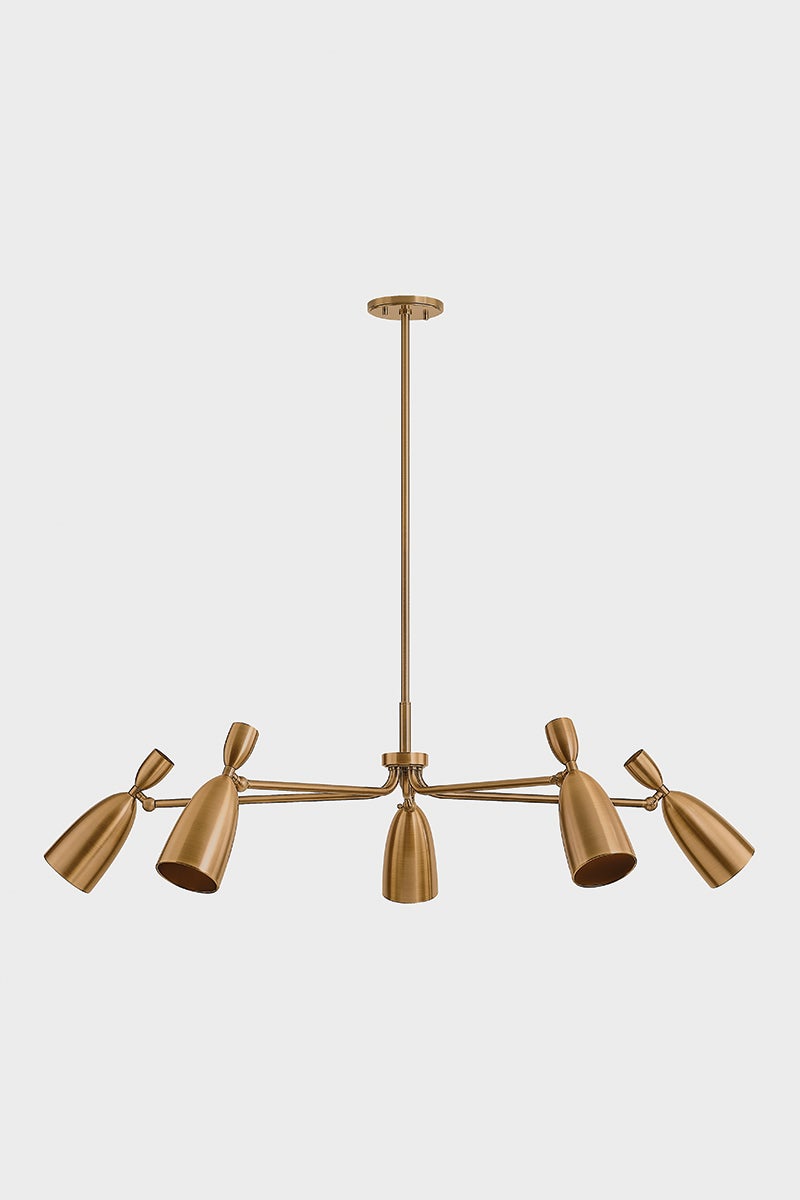 Troy Lighting SPADE Chandelier — F4050-PBR