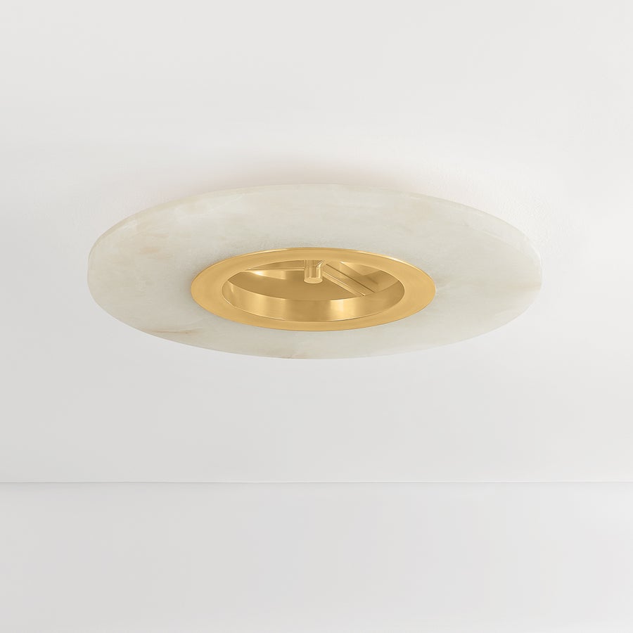Hudson Valley Lighting ALTO Semi Flush — Aged Brass