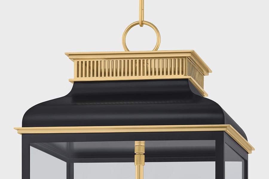 Hudson Valley Lighting Houghton Lantern — MDS2400-AGB/DBL