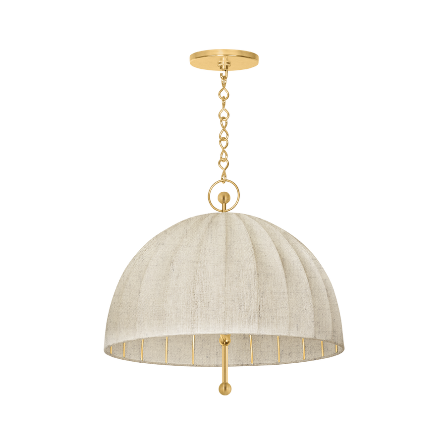 Hudson Valley Lighting PALMETTO Pendant — Aged Brass