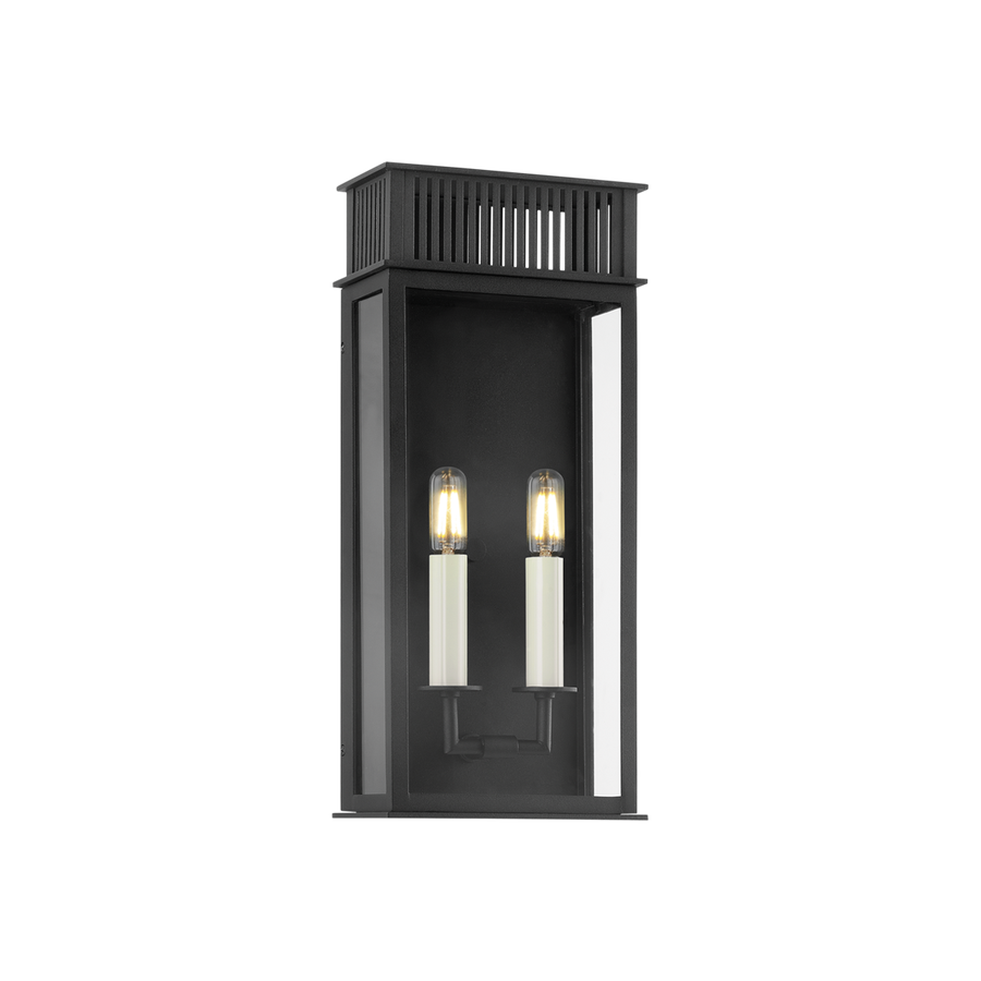 Troy Lighting Gridley Exterior Wall Sconce — B6018-TBK