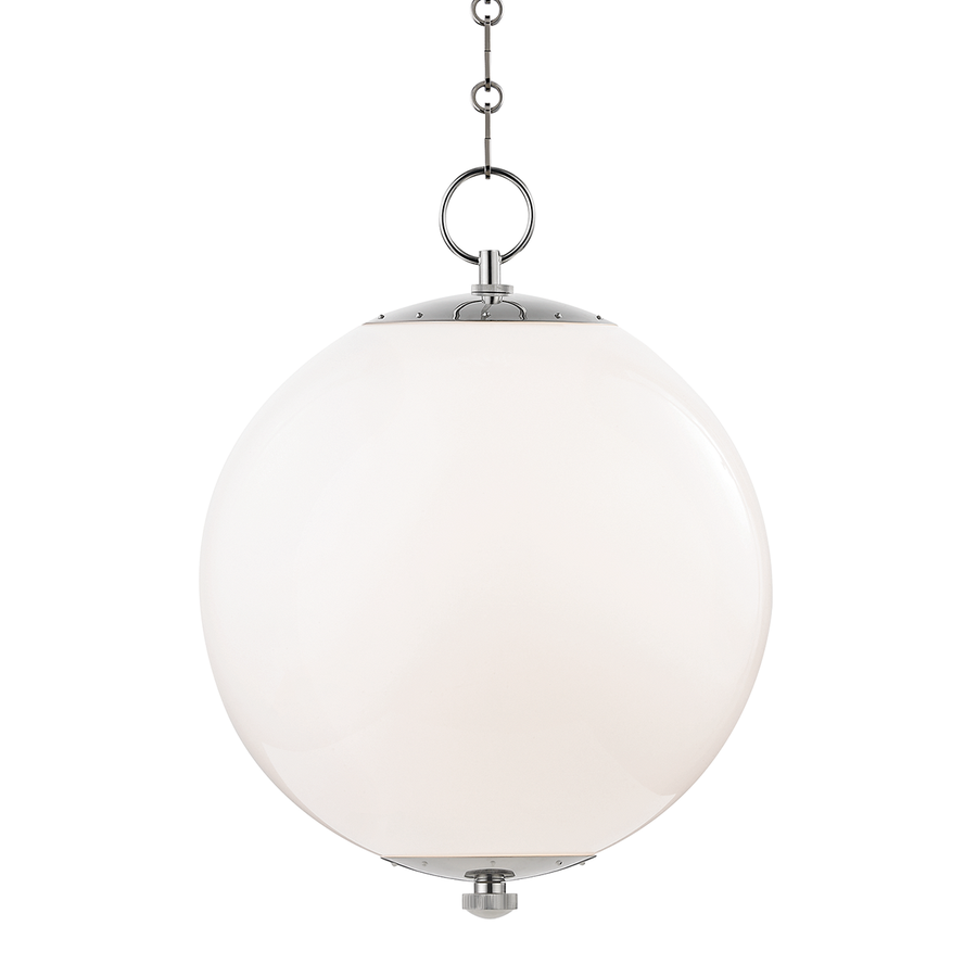 Hudson Valley Lighting Sphere No.1 Pendant — Polished Nickel