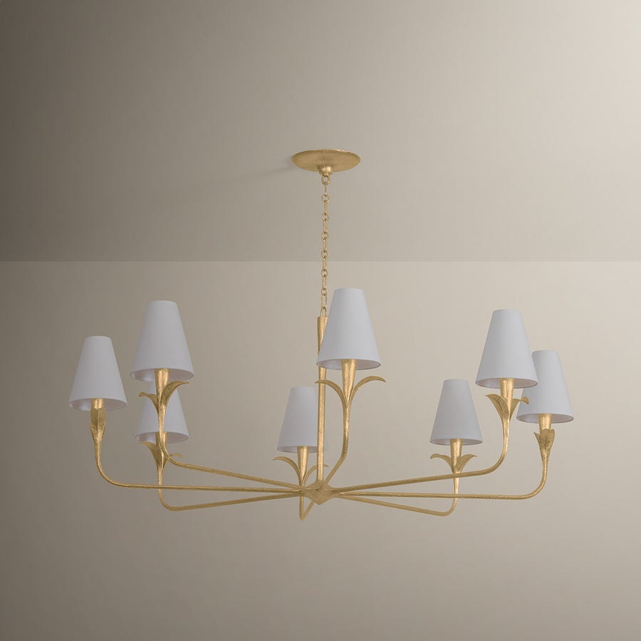 Troy Lighting Quill Chandelier — F4758-GLI