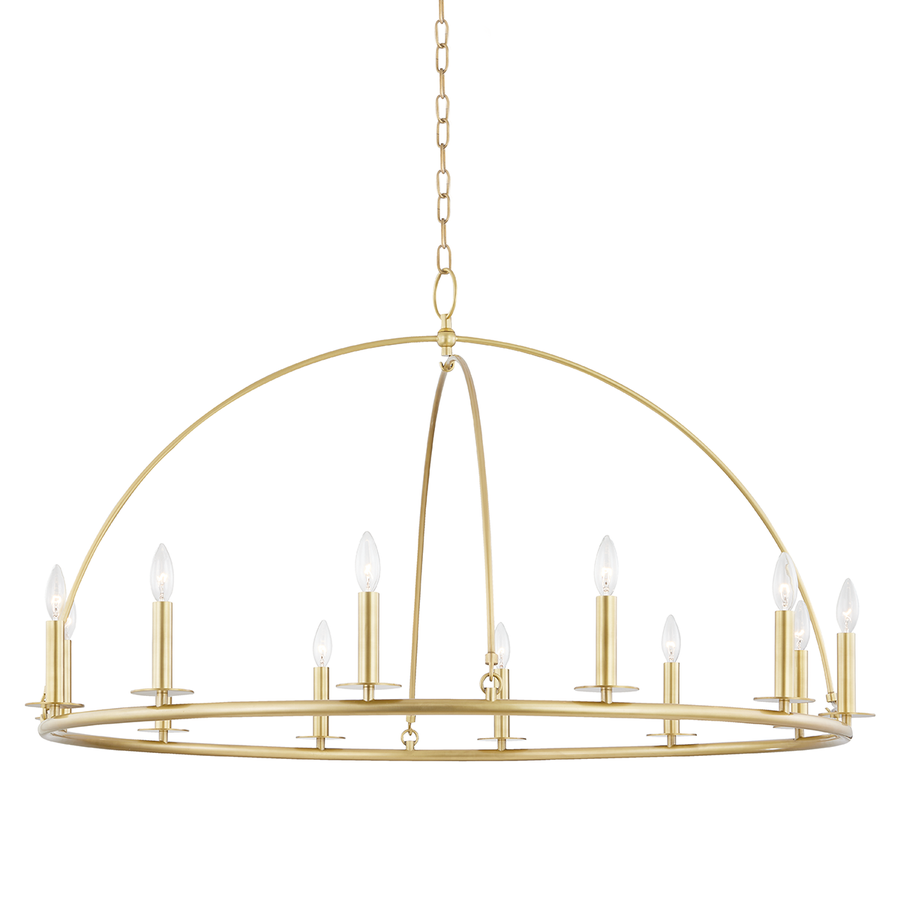 Hudson Valley Lighting Howell Chandelier — Aged Brass