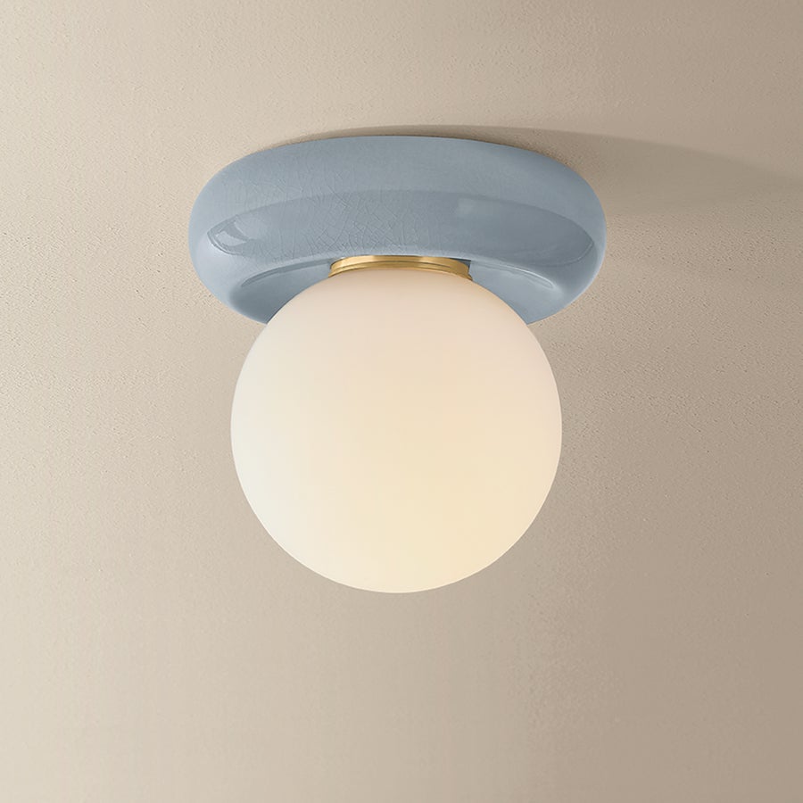 Mitzi Tyra Flush Mount — H1160501-AGB/CFK