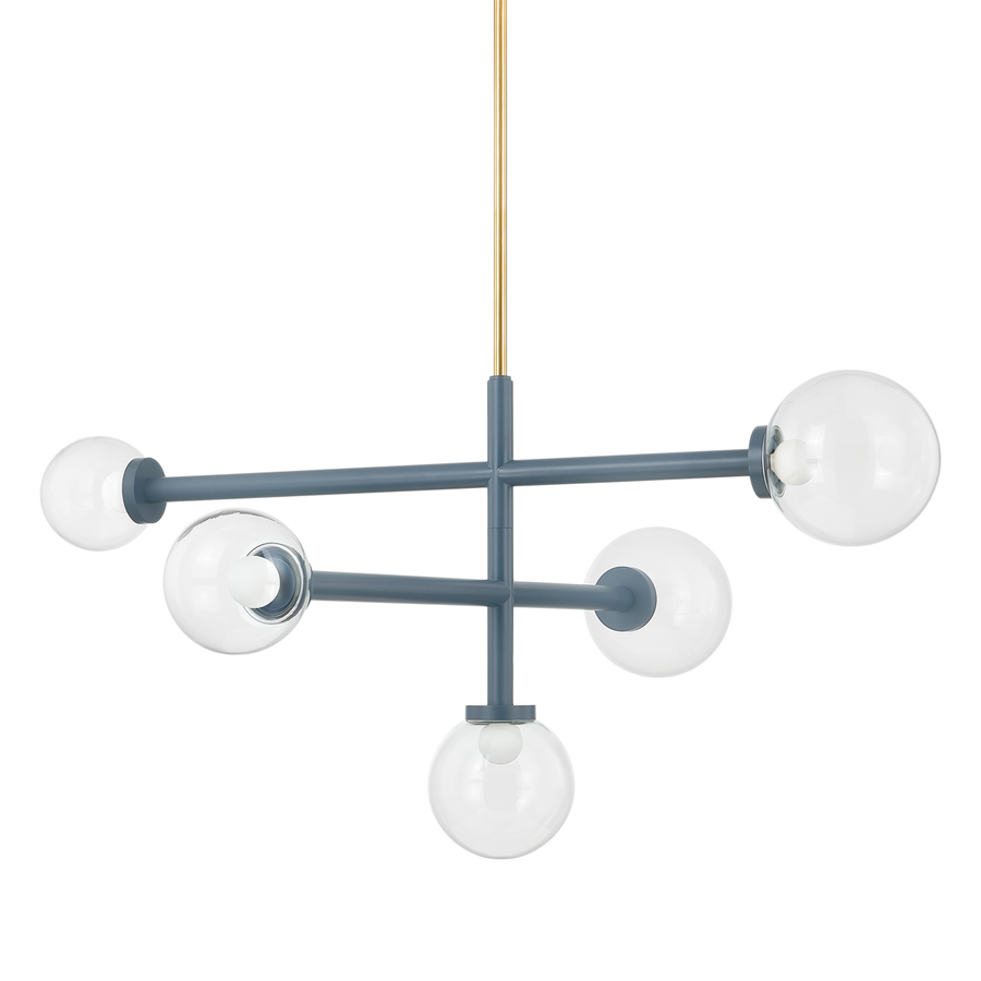 Mitzi Sia Chandelier — H883805-AGB/SBL