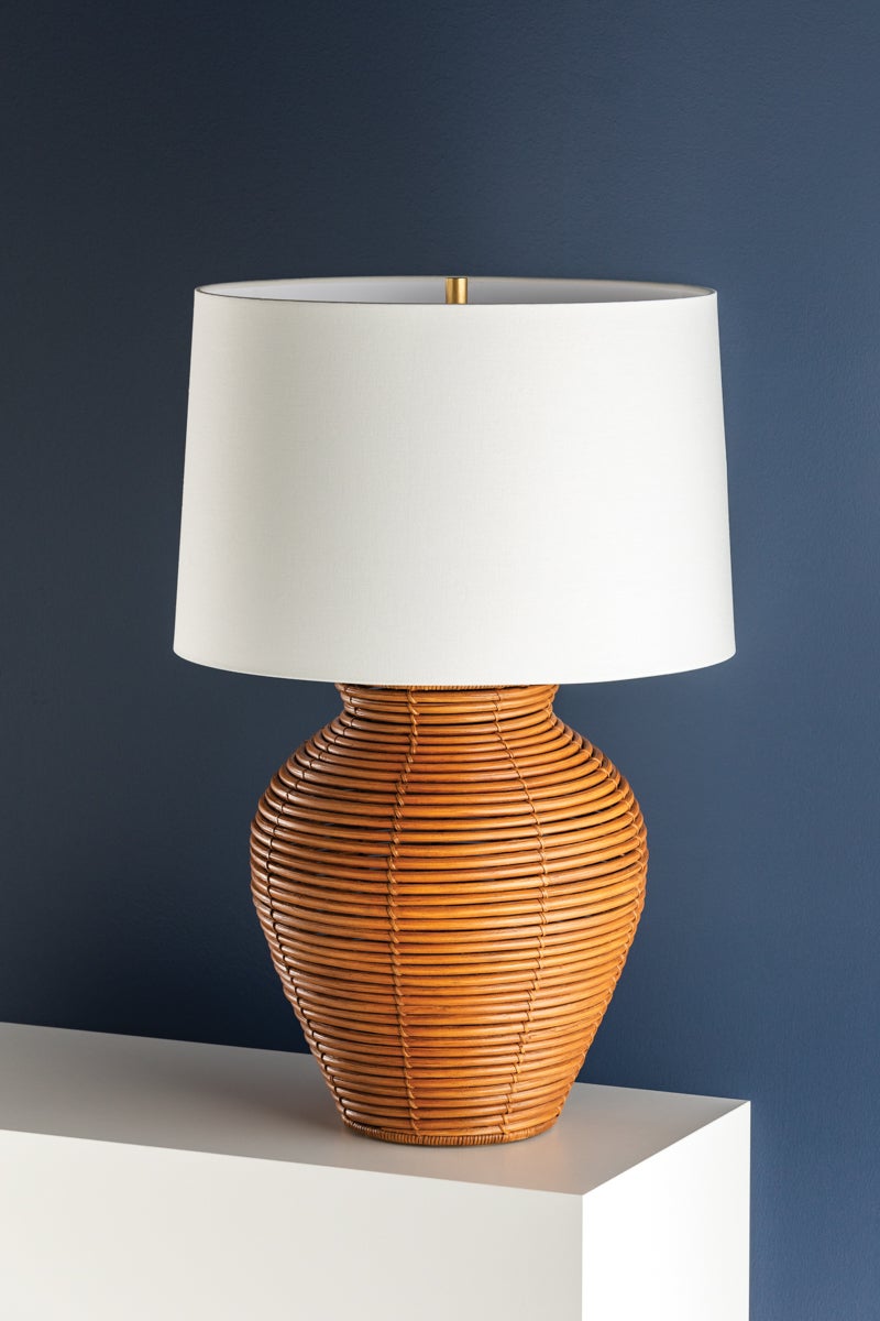Hudson Valley Lighting Newark Table Lamp — Vintage Gold Leaf