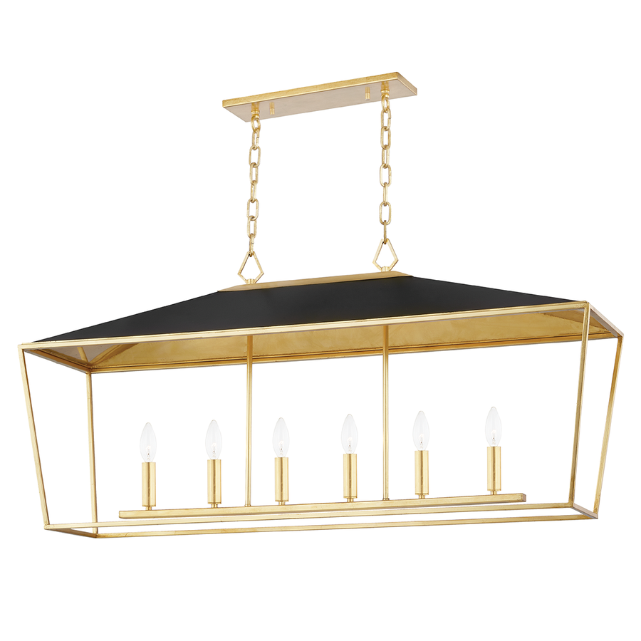 Hudson Valley Lighting Paxton Linear — 5748-GL/BK