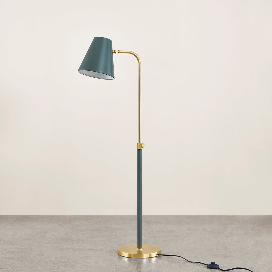 Mitzi Georgann Floor Lamp — HL891401-AGB/SSG