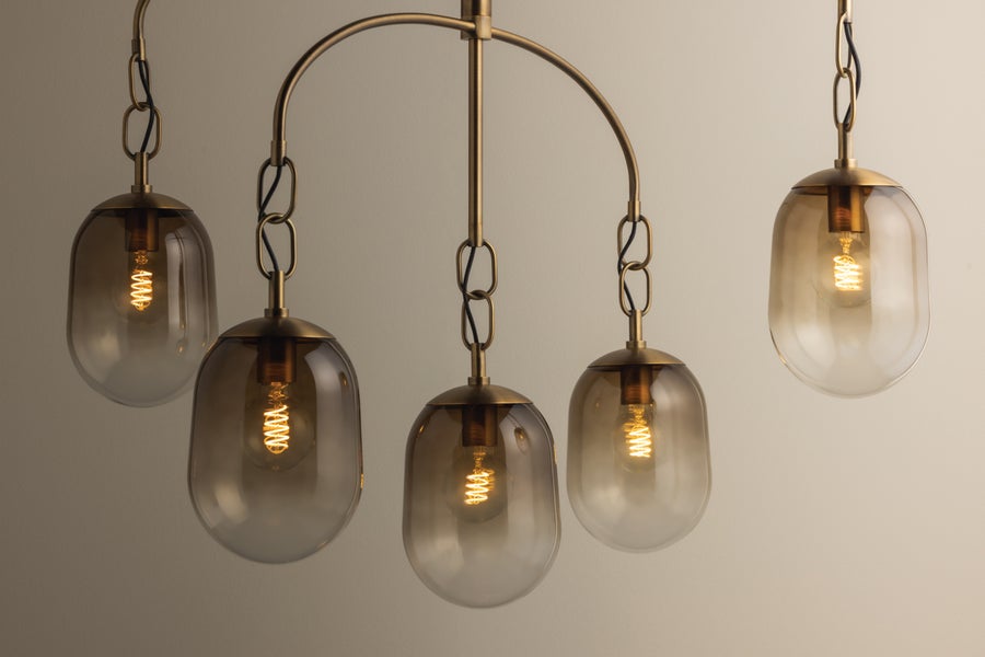 Troy Lighting HARVEY CHANDELIER — F2542-PBR