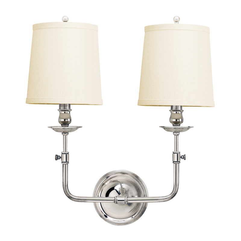 Hudson Valley Lighting Logan Wall Sconce — Polished Nickel