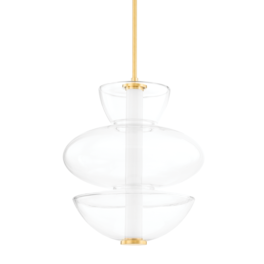 Hudson Valley Lighting Palermo Pendant — Aged Brass