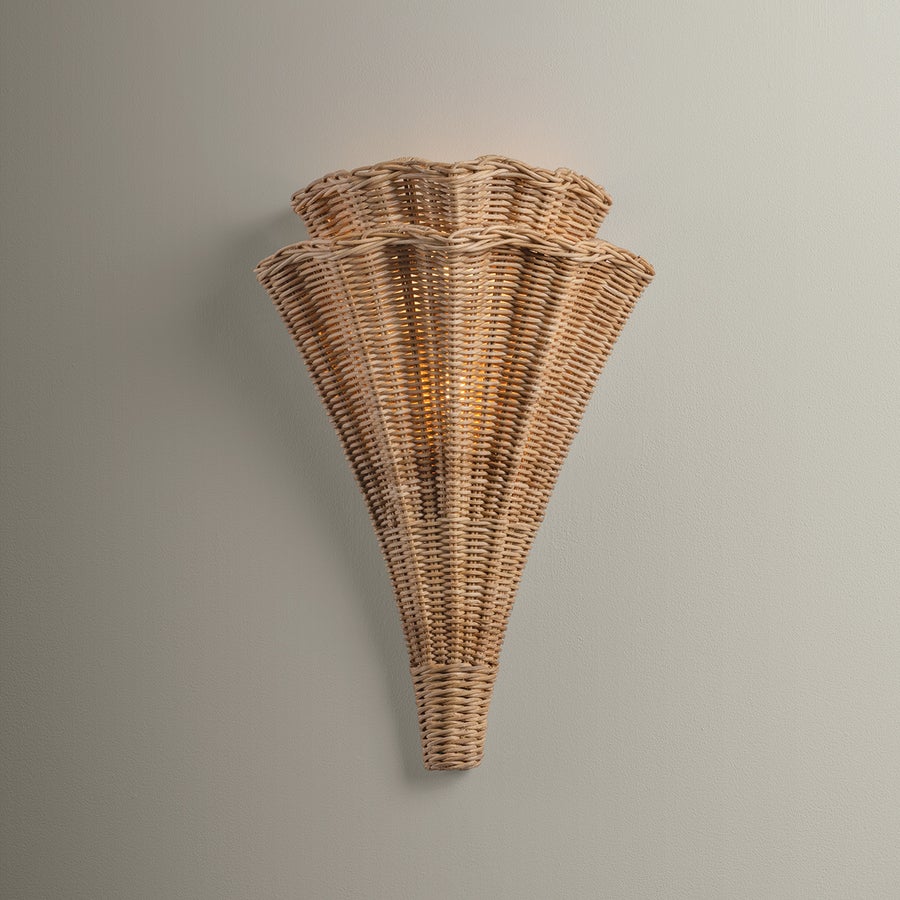 Hudson Valley Lighting Arverne Wall Sconce — Vintage Gold Leaf