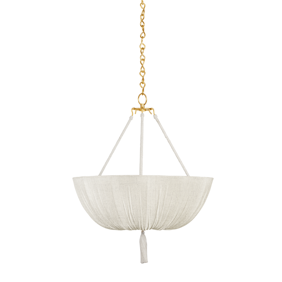 Hudson Valley Lighting CAROLINA Pendant — Aged Brass