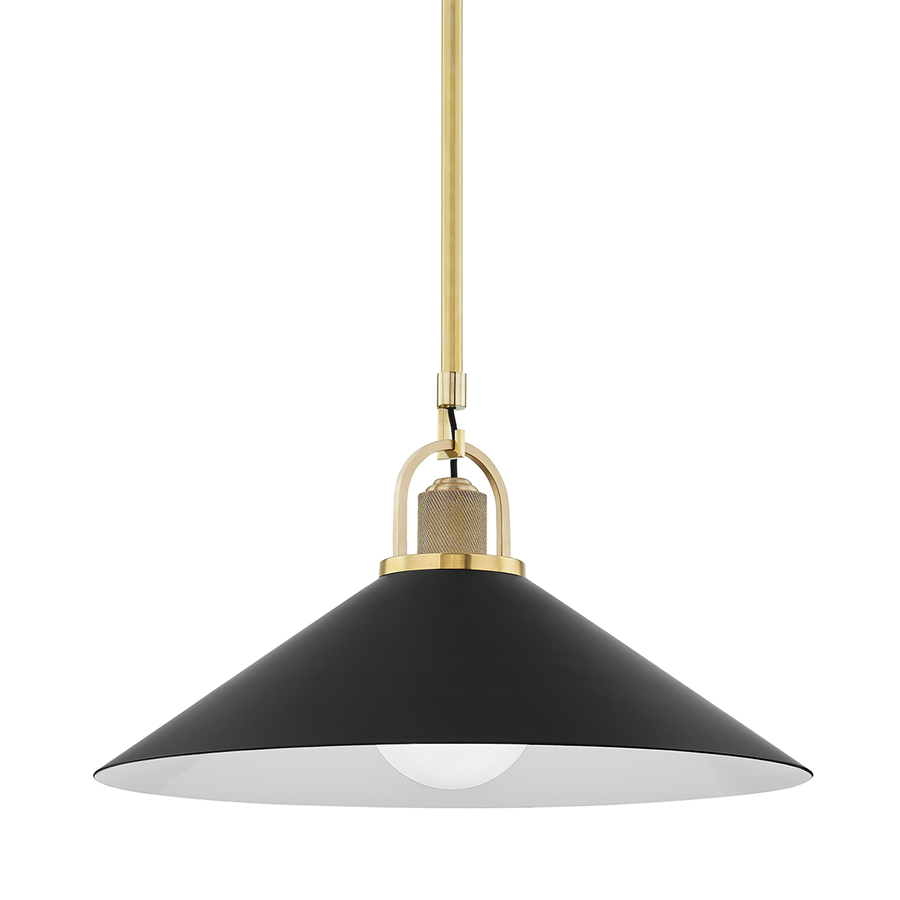 Hudson Valley Lighting Syosset Pendant — 2620-AGB/BK