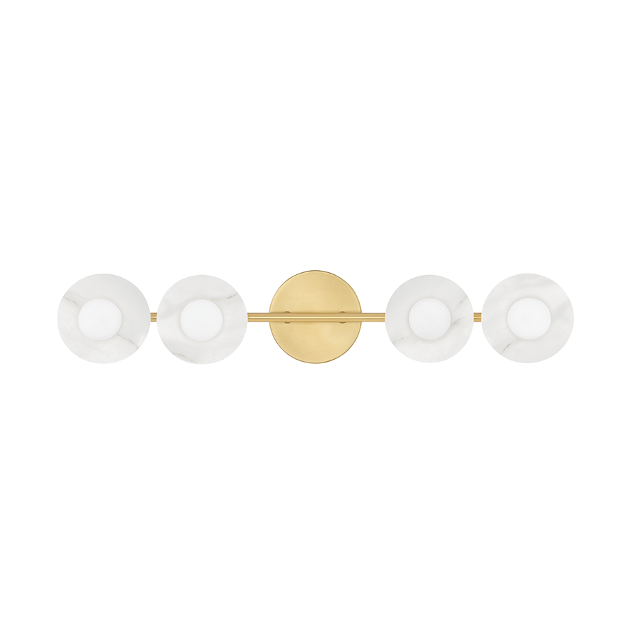 Hudson Valley Lighting Elmont Bath and Vanity — Aged Brass