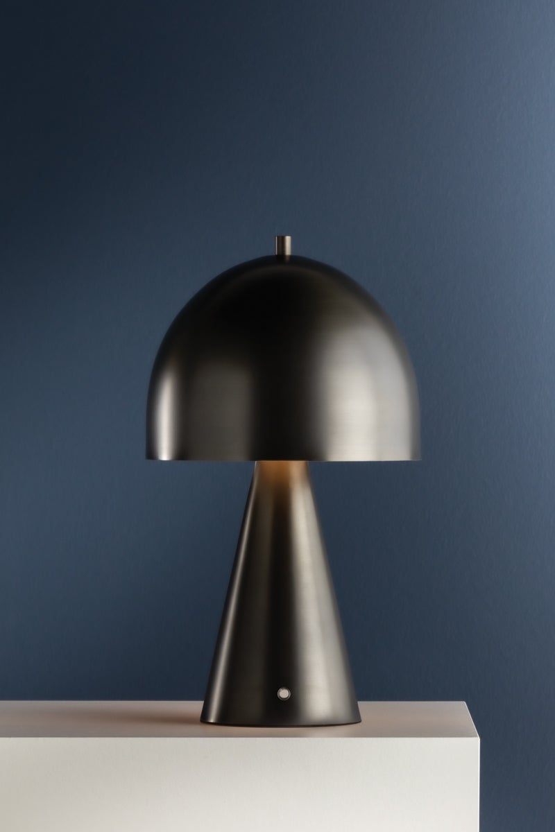Hudson Valley Lighting HOPKINTON Rechargeable Table Lamp — Distressed Bronze