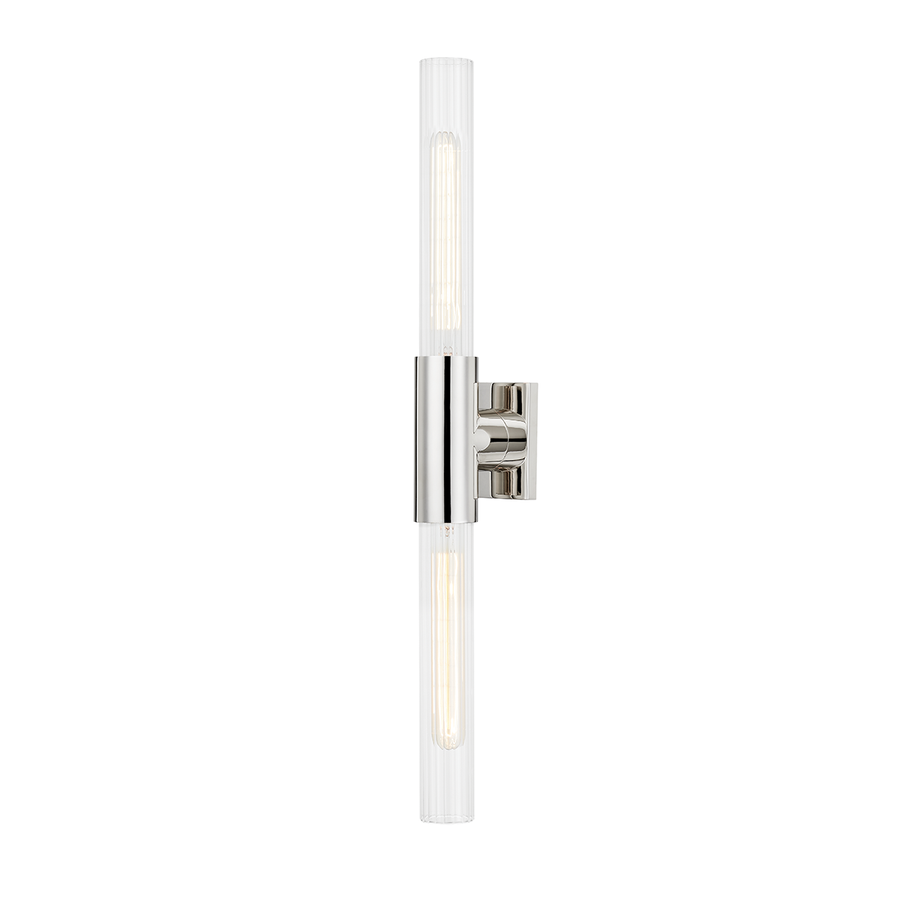 Hudson Valley Lighting Asher Wall Sconce — Polished Nickel