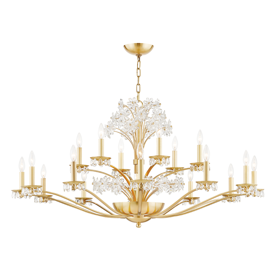 Hudson Valley Lighting Beaumont Chandelier — Aged Brass