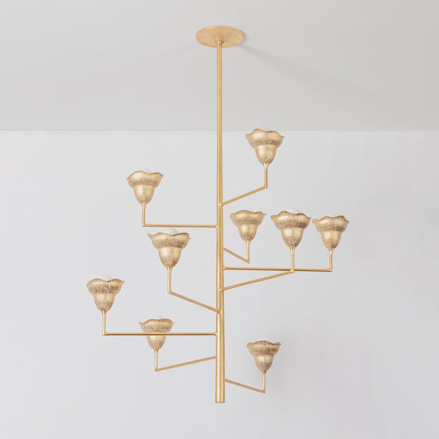 Hudson Valley Lighting ALORA Chandelier — 1289-VGL/GLI
