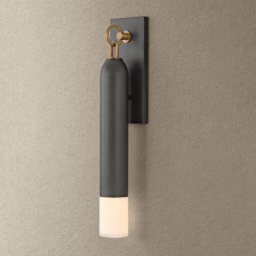 Troy Lighting Osprey Wall Sconce — B5623-PBR/GRA